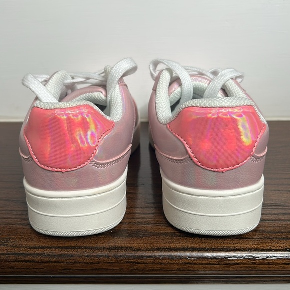 Pink Iridescent Kids Sneakers -Art Class, Sz. 3 - Picture 5 of 10